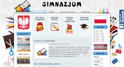 Desktop Screenshot of gimnazjum.zsprzeginia.pl